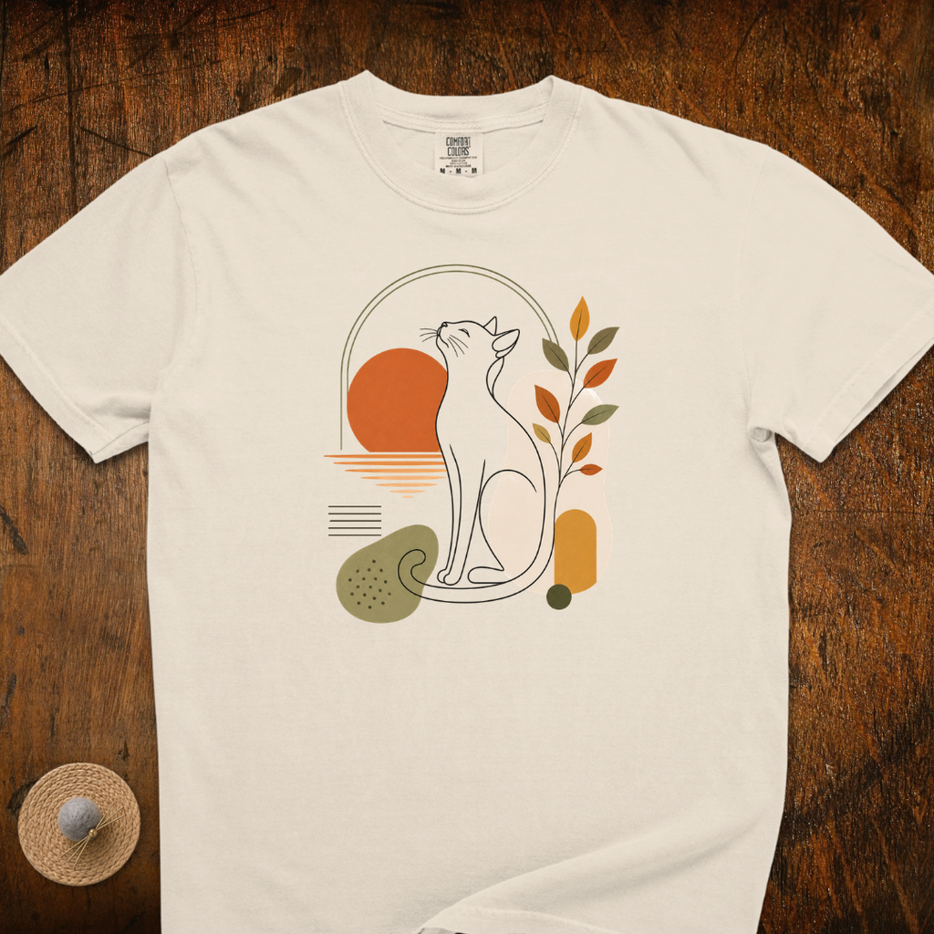Peaceful Evening Cat T-Shirt