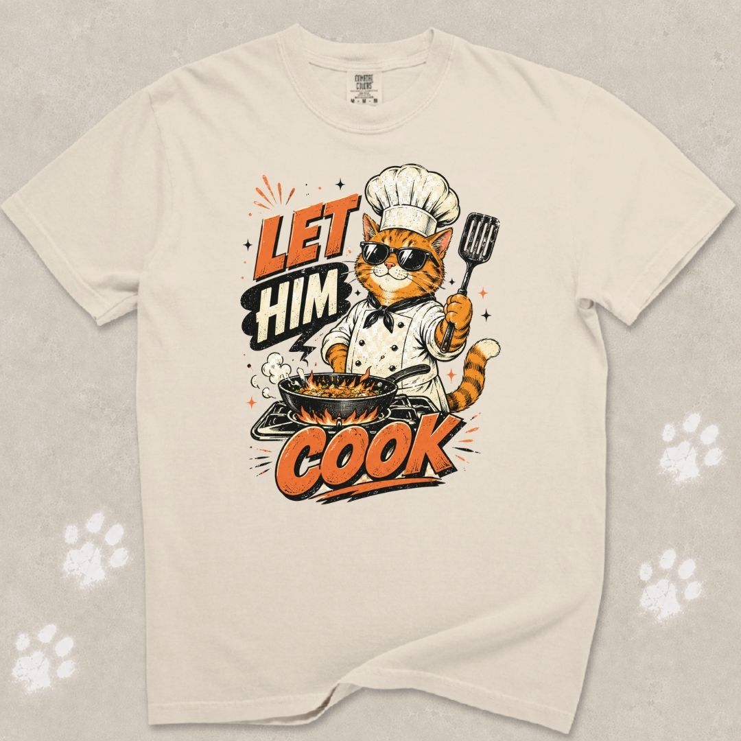 Let Him Cook Cat T-Shirt