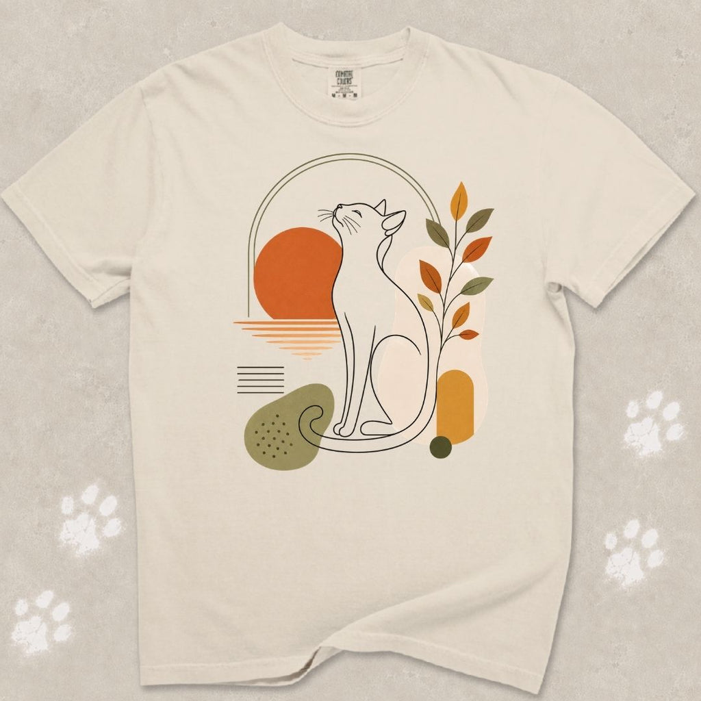 Peaceful Evening Cat T-Shirt