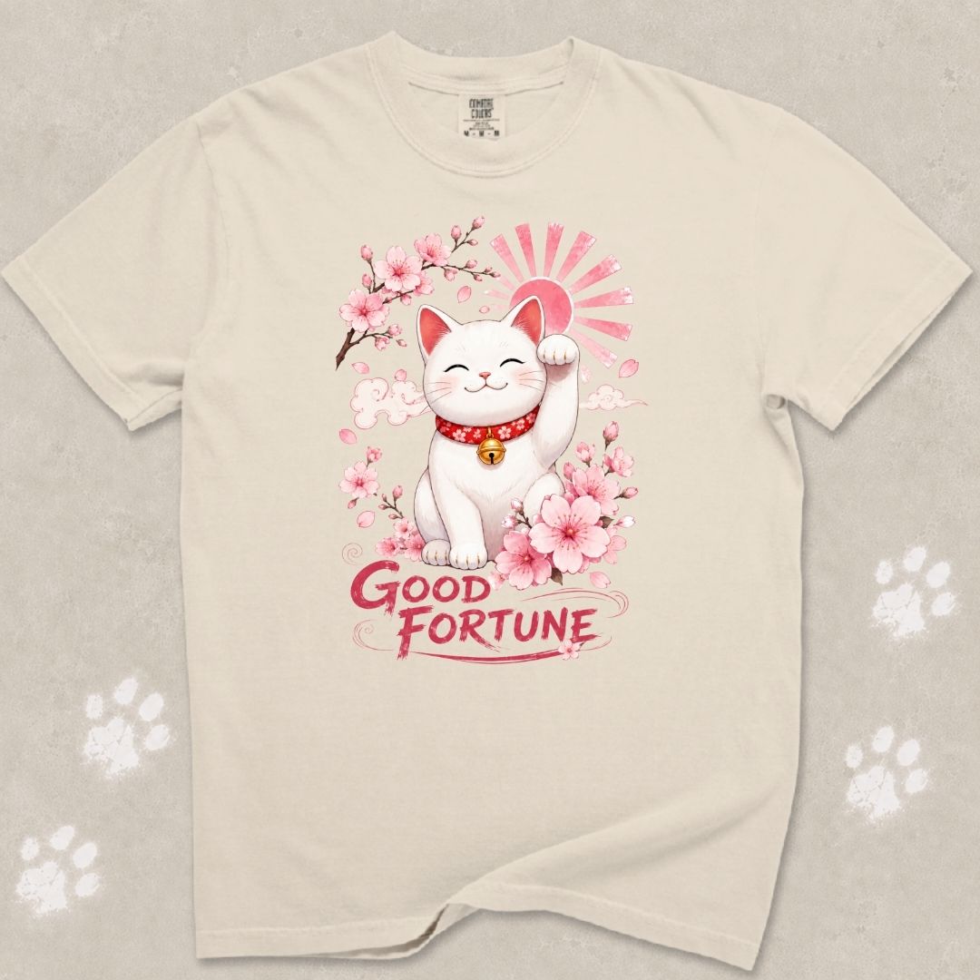 Good Fortune Cat T-Shirt