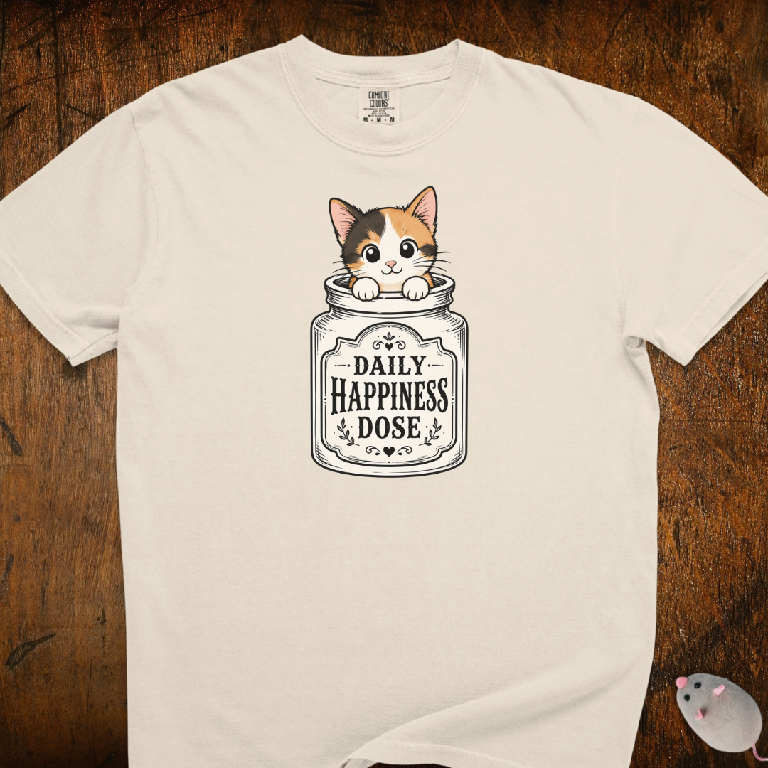 Daily Happiness Calico T-Shirt