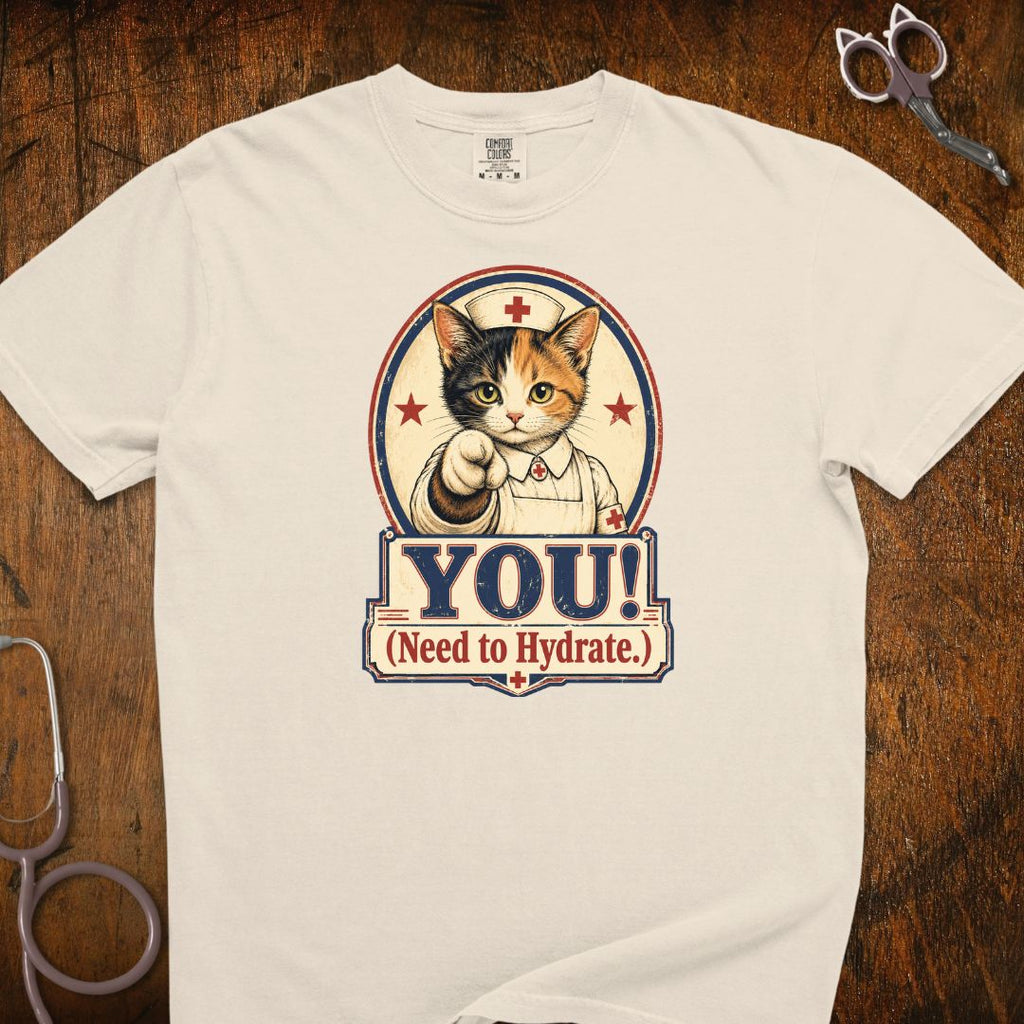You Need To Hydrate Cat T-Shirt