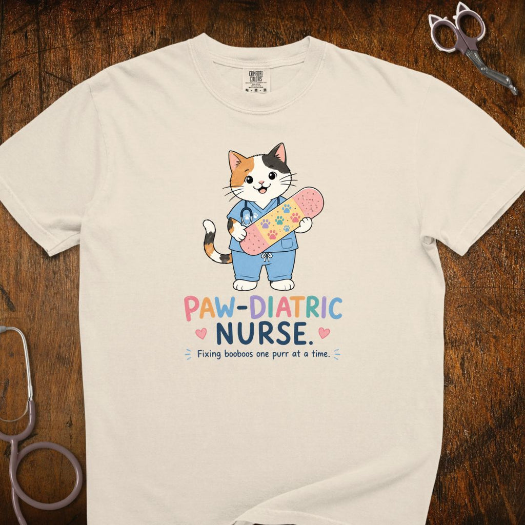 Pediatric Nurse Cat T-Shirt