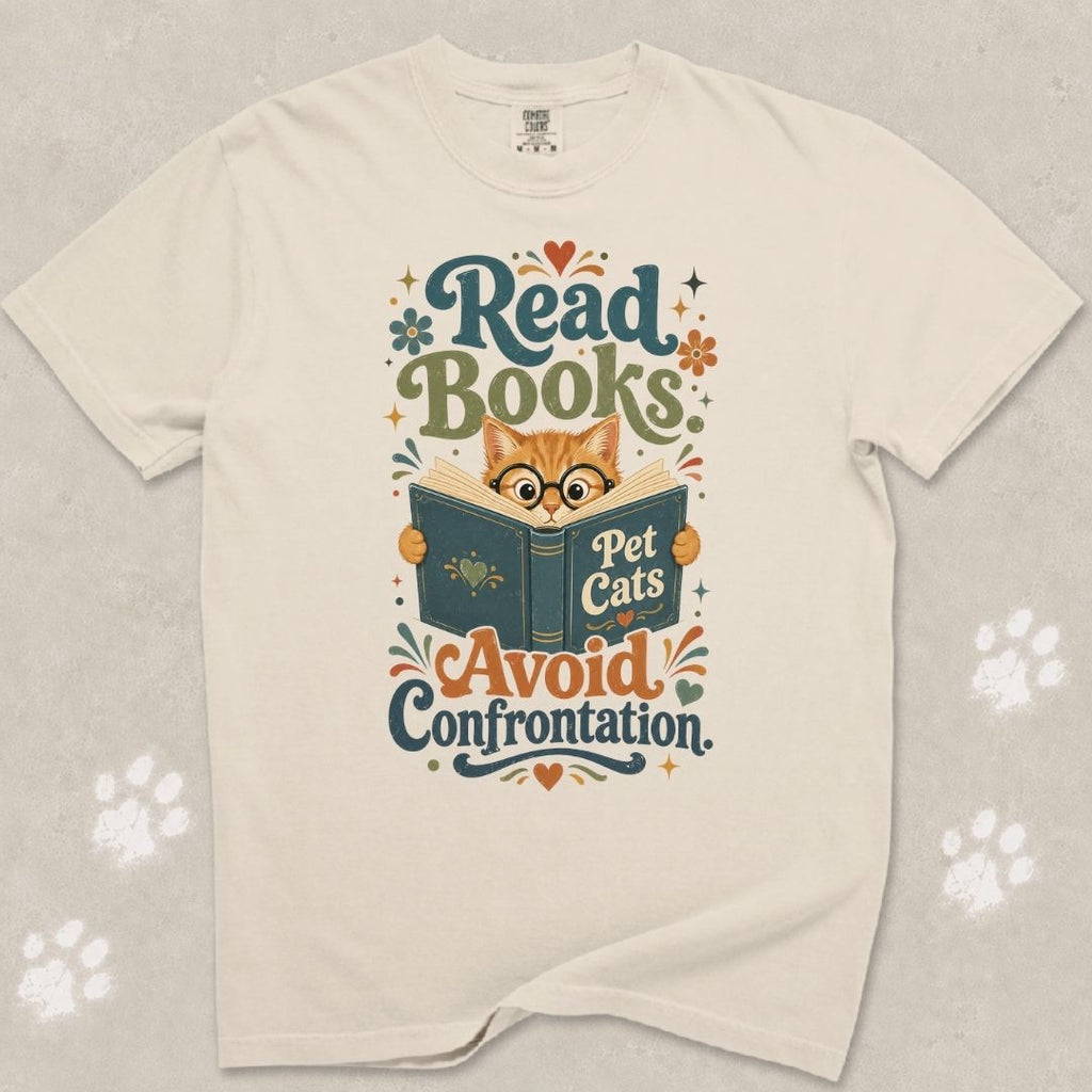 Avoid Confrontation Cat T-Shirt
