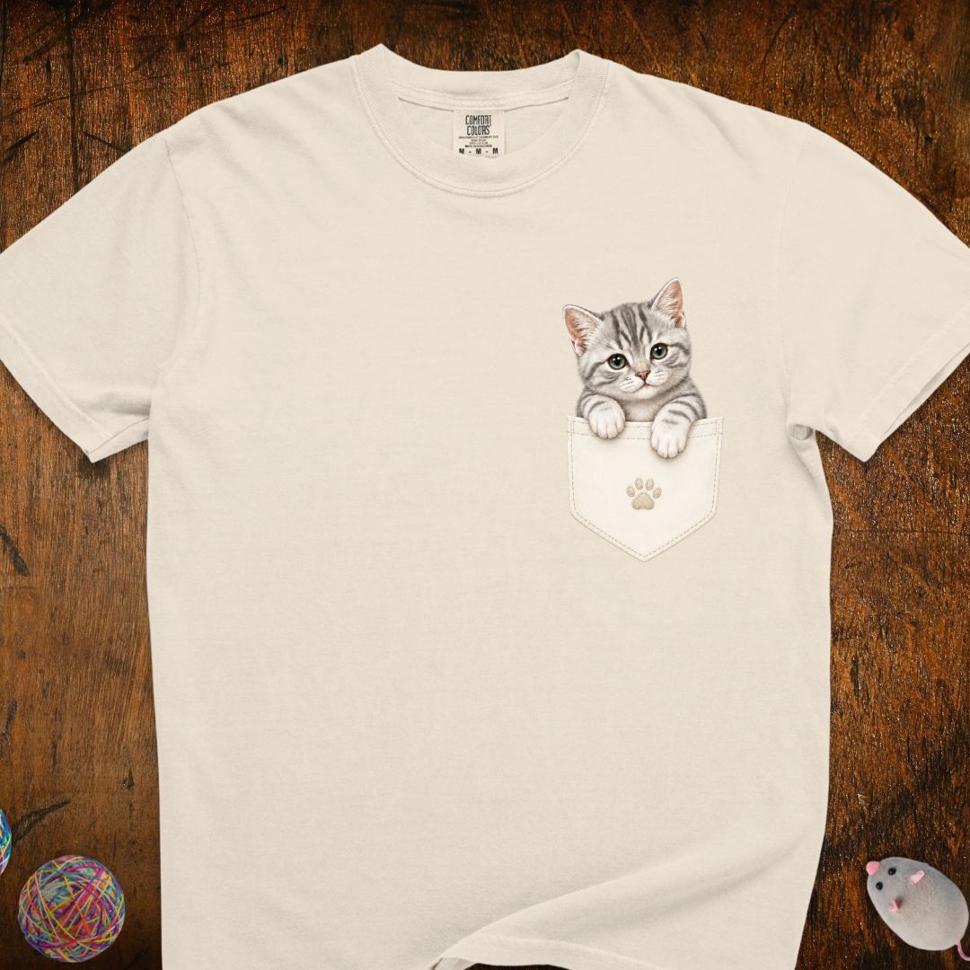 Pocket Friend Kitten T-Shirt