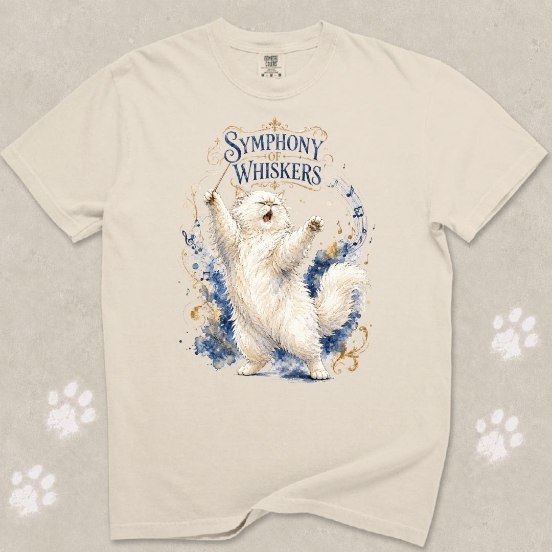 Symphony Of Whiskers Cat T-Shirt