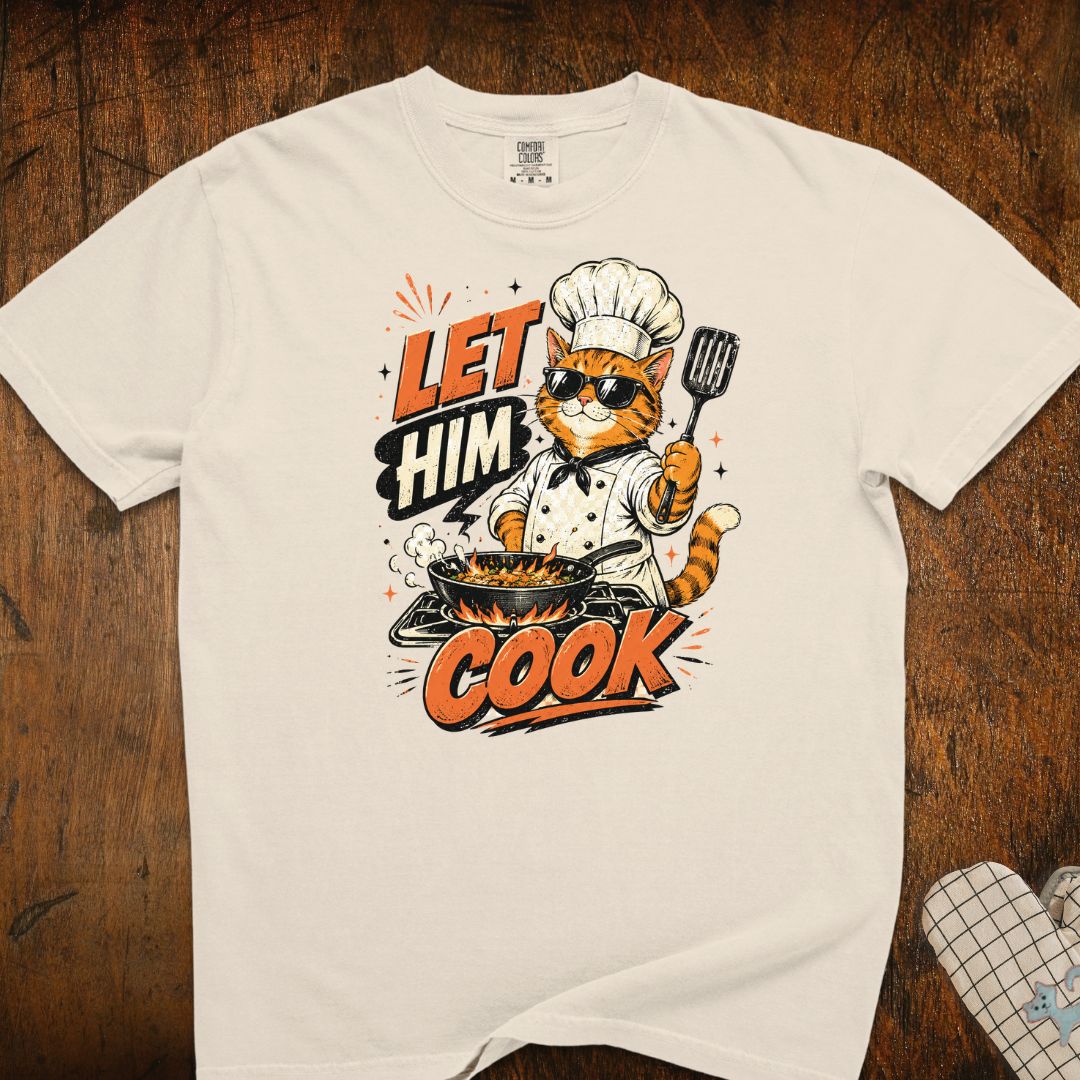 Let Him Cook Cat T-Shirt