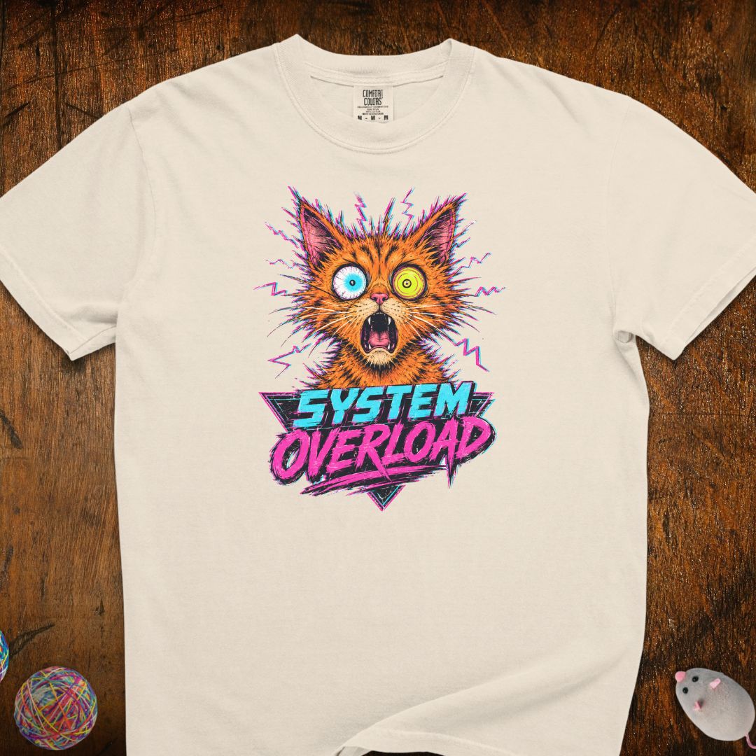 System Overload Cat T-Shirt