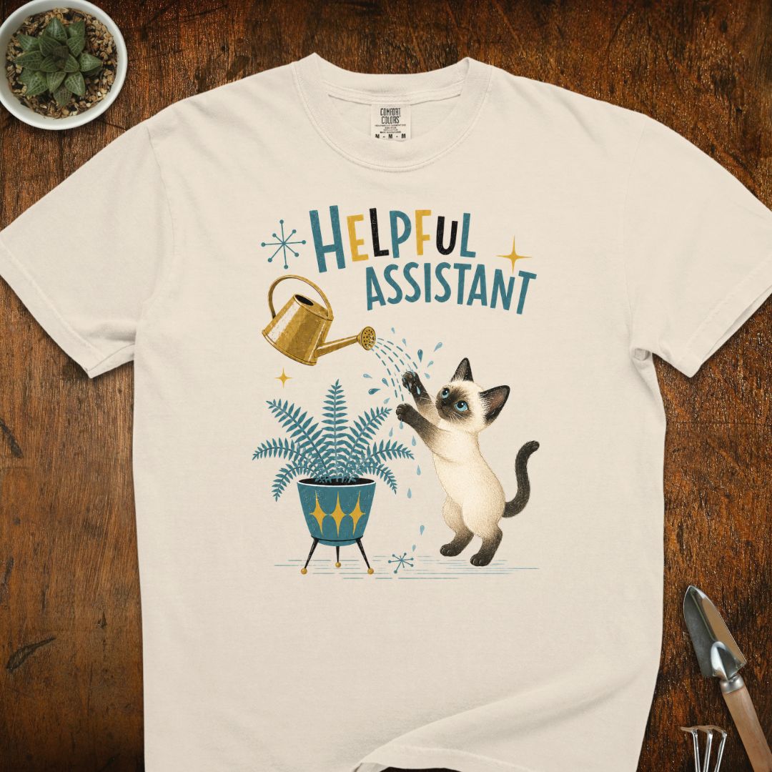 Helpful Assistant Cat T-Shirt