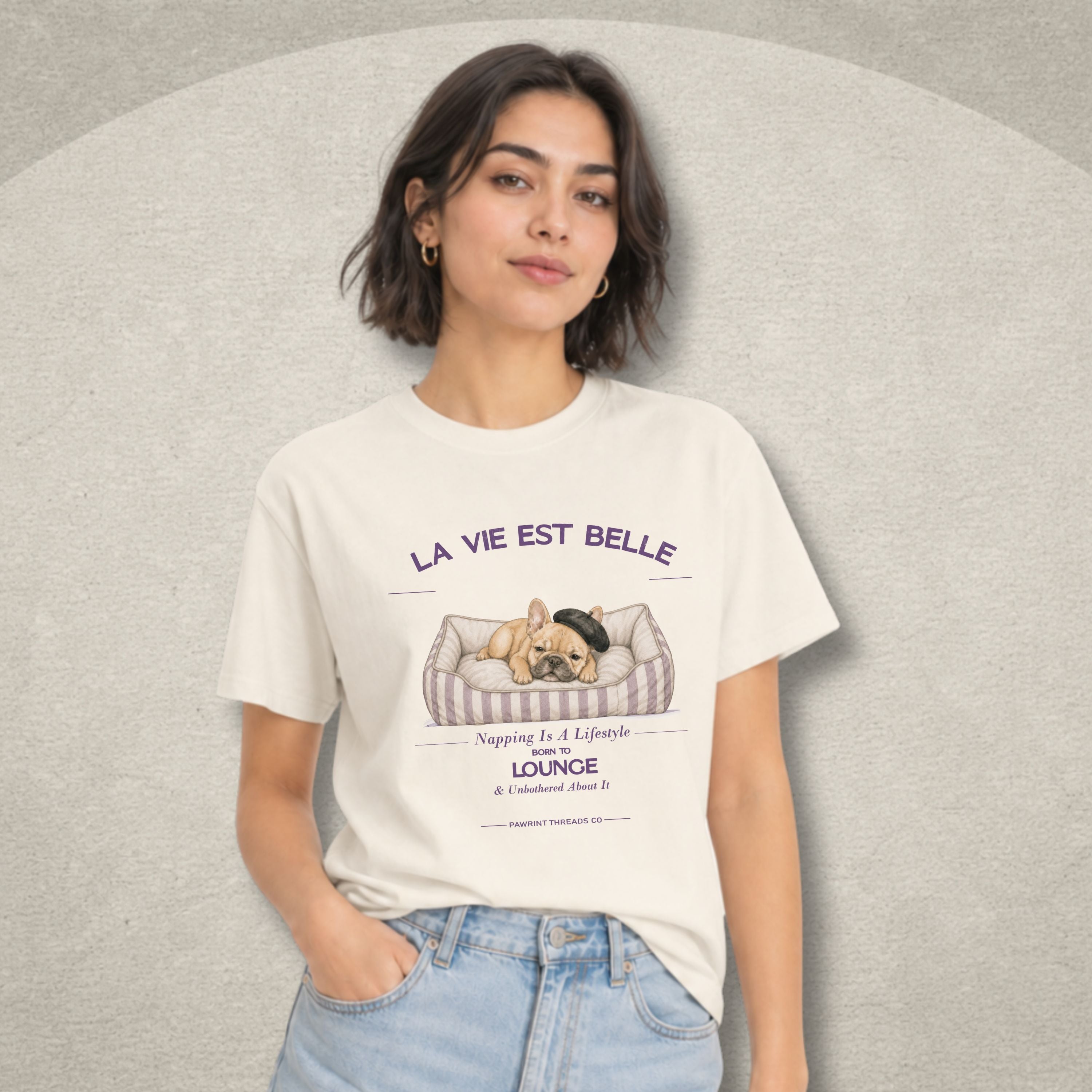 La Vie Est Belle — French Dog Tee