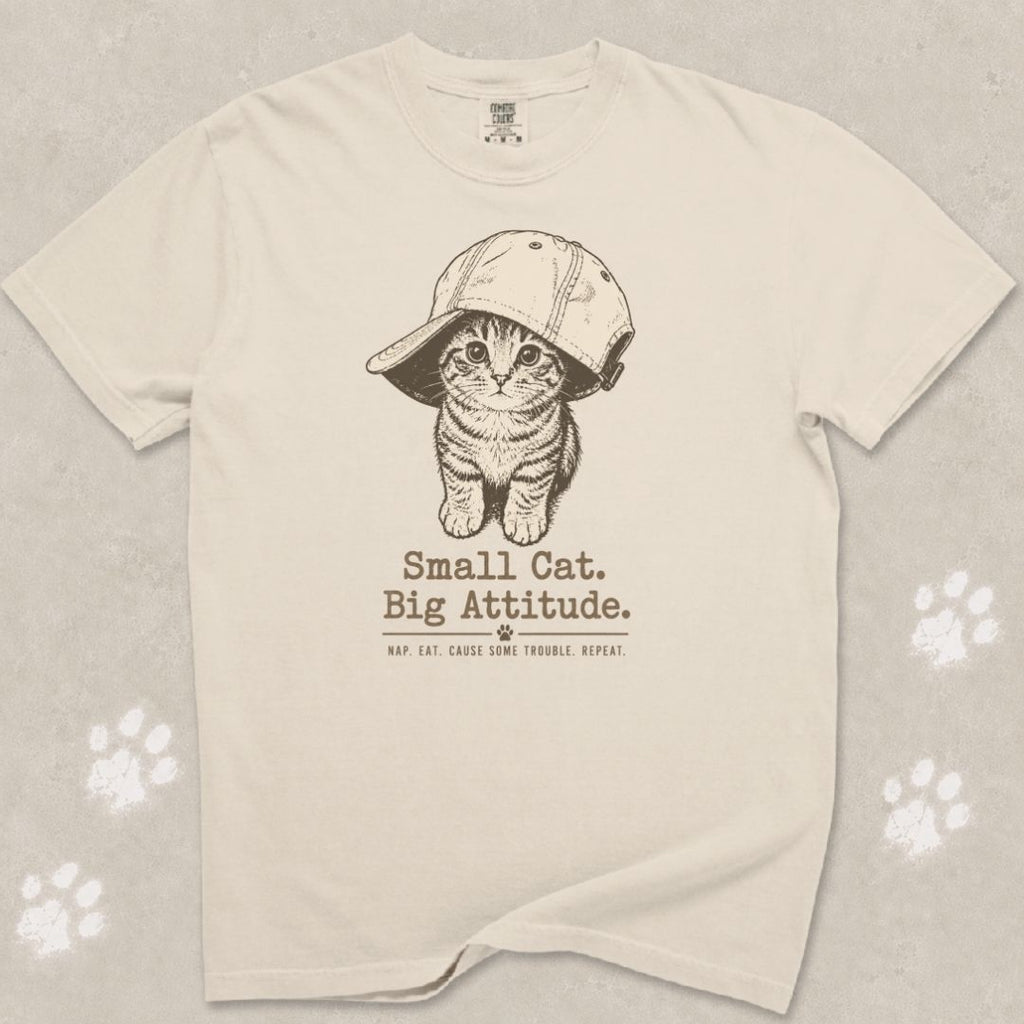 Small Cat, Big Attitude T-Shirt