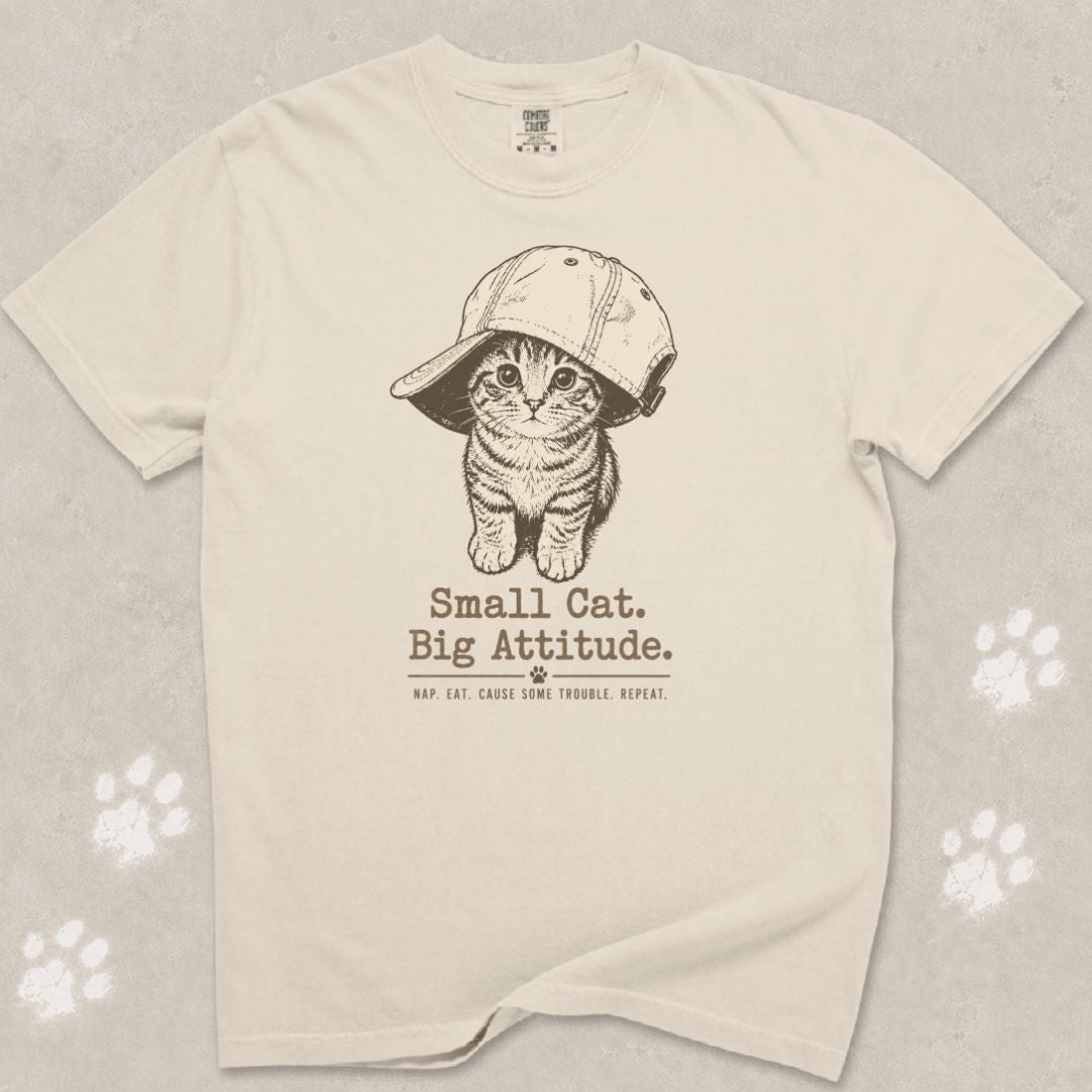 Small Cat, Big Attitude T-Shirt