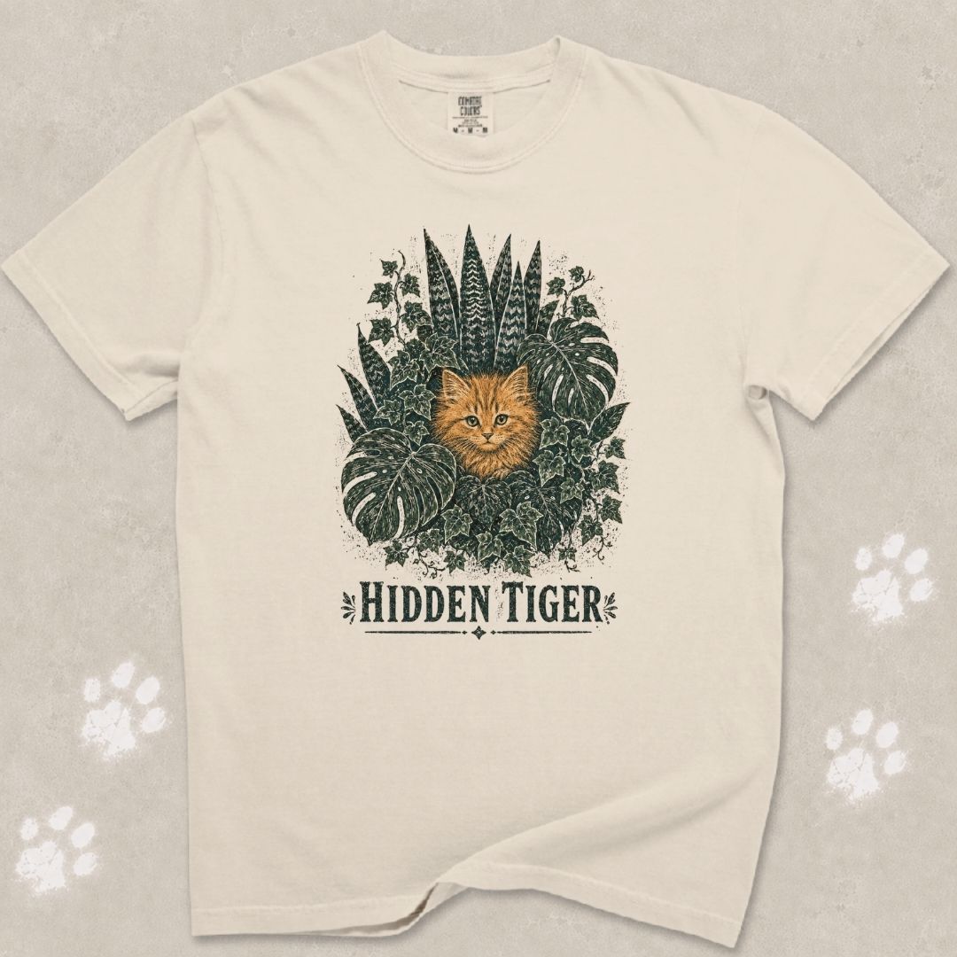 Hidden Tiger Cat T-Shirt