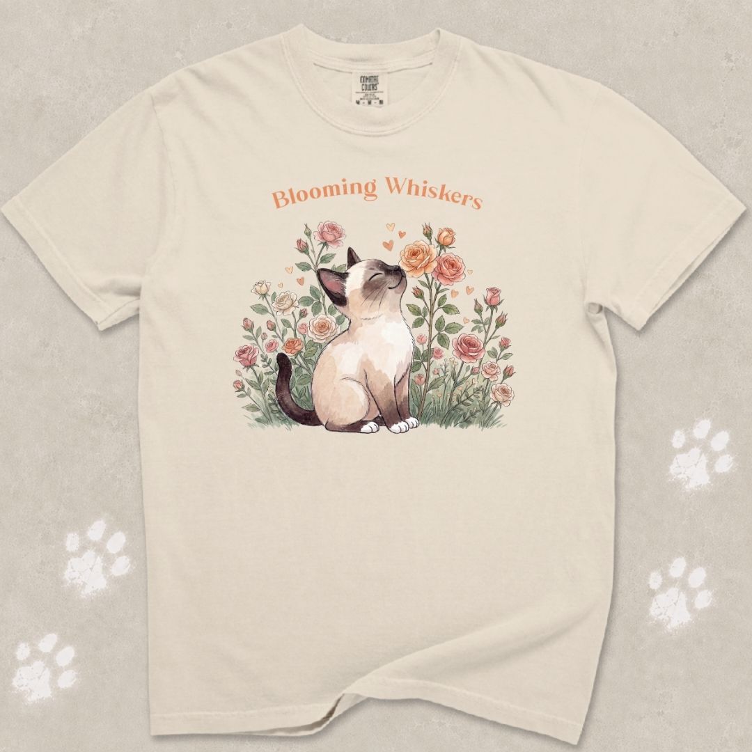 Blooming Whiskers T-shirt