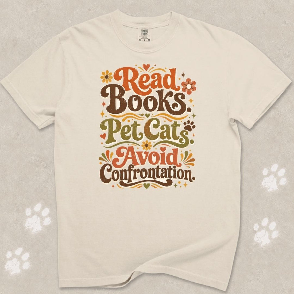 Read Books Cat T-Shirt