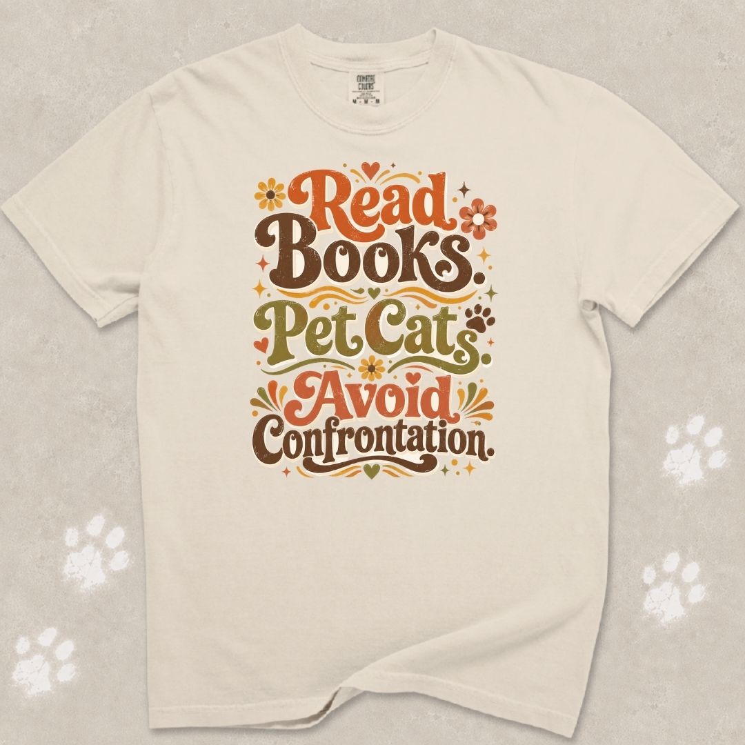 Read Books Cat T-Shirt