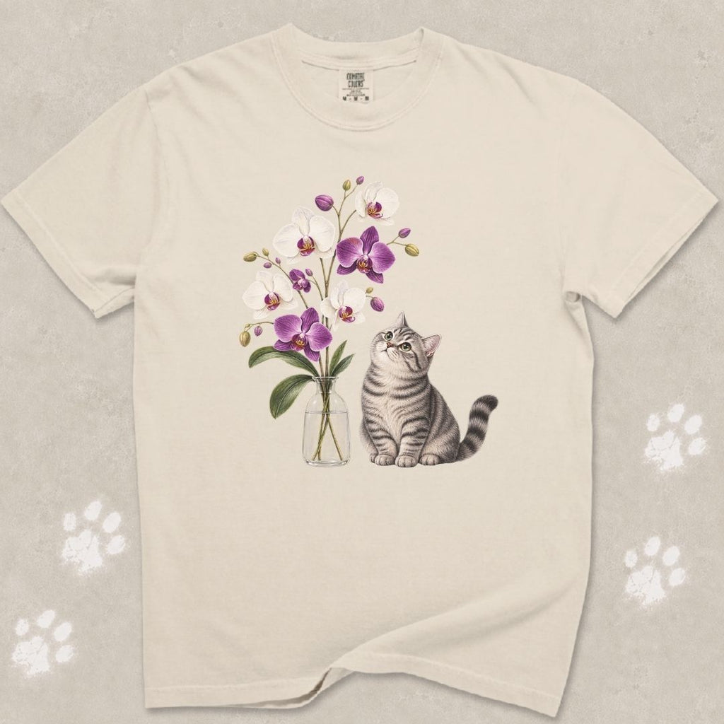 Whispers of Orchid Cat T-Shirt