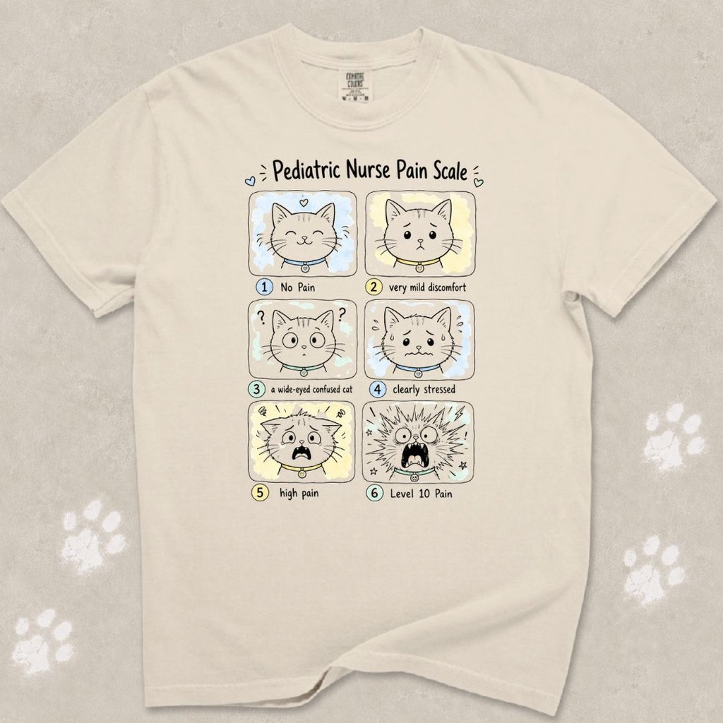 Pediatric Pain Scale Cat T-Shirt