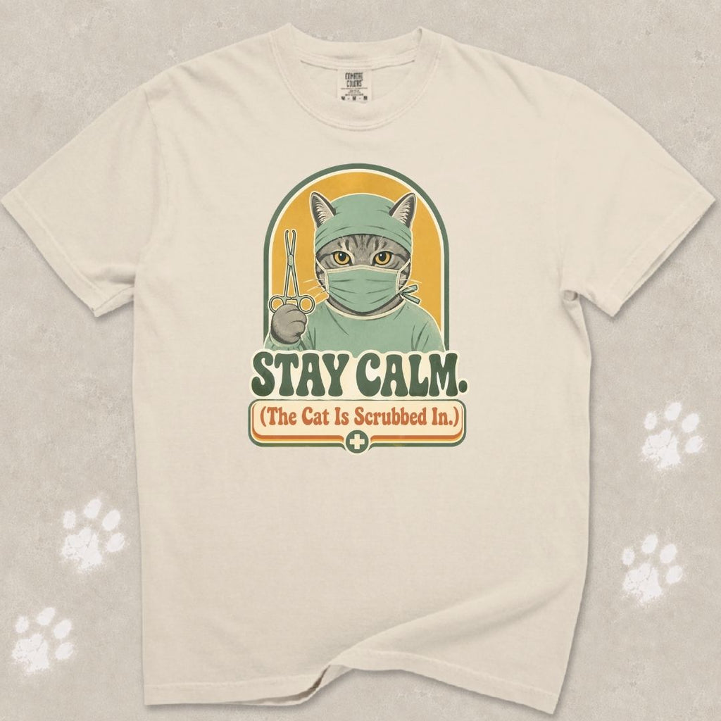 Stay Calm Cat T-Shirt