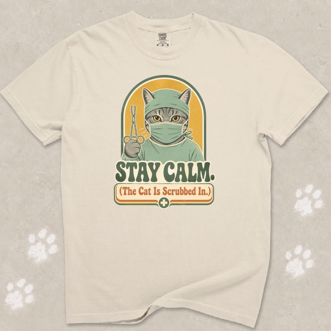 Stay Calm Cat T-Shirt