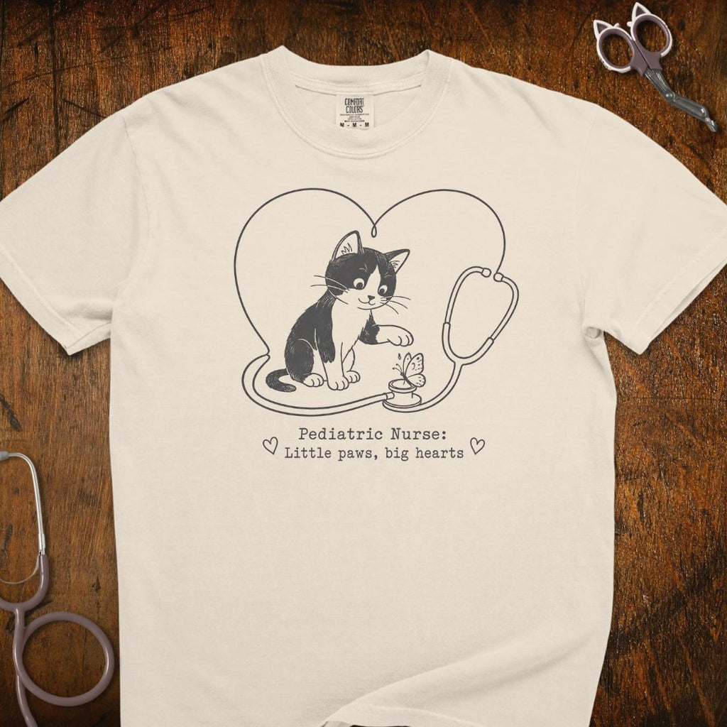 Little Paws Big Hearts Cat T-Shirt