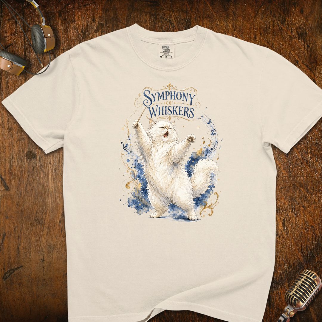 Symphony Of Whiskers Cat T-Shirt