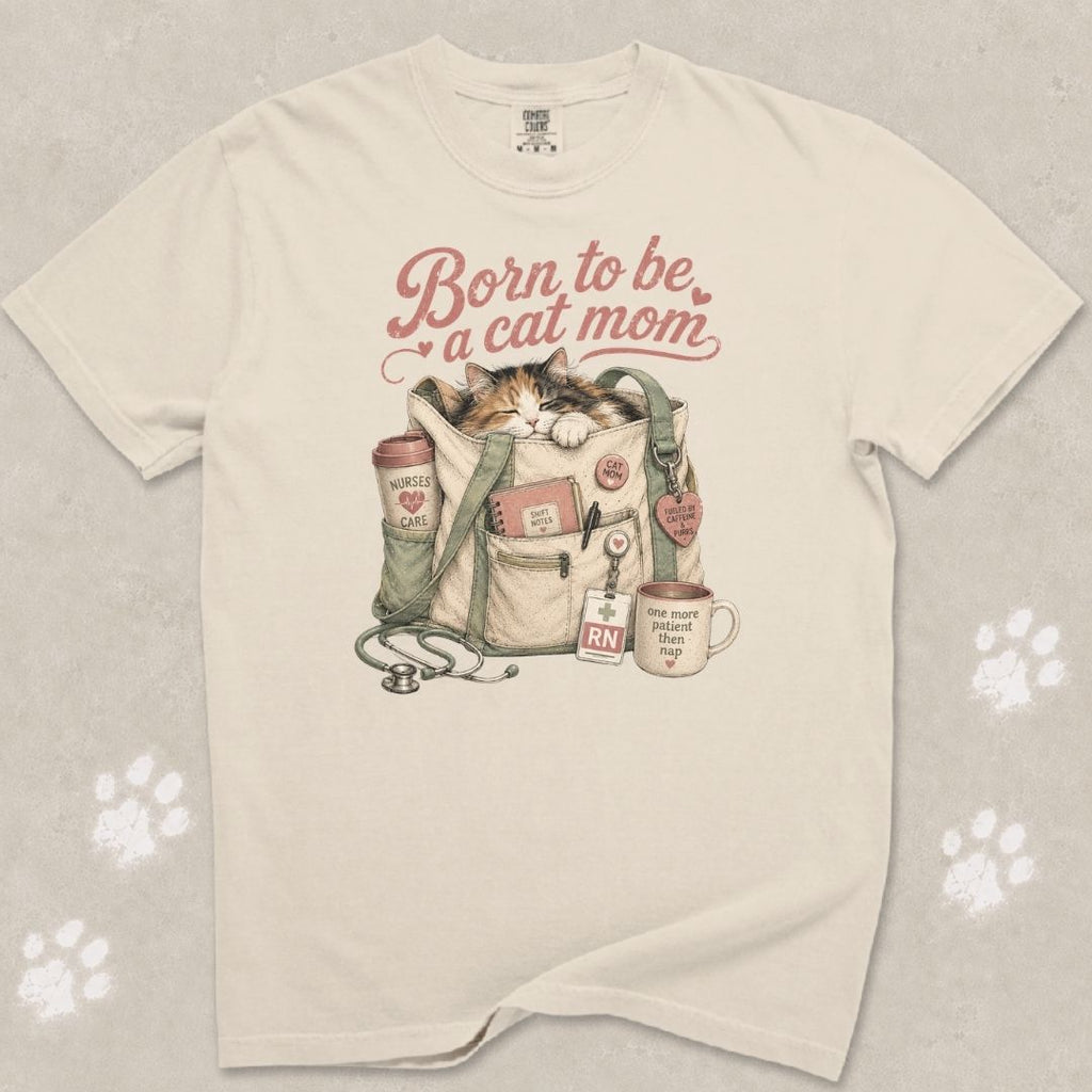 Nurse Cat Mom Cat T-Shirt