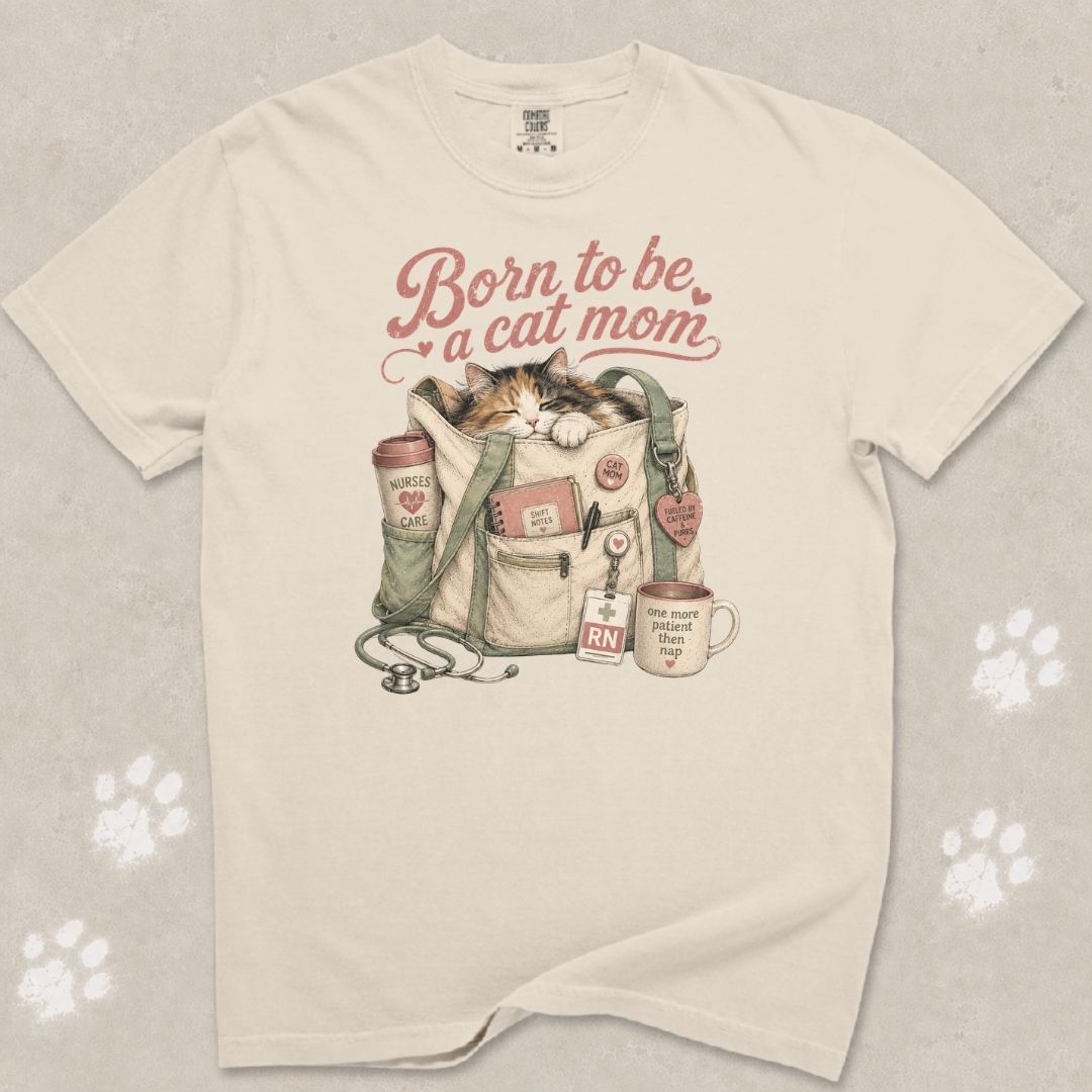 Nurse Cat Mom Cat T-Shirt