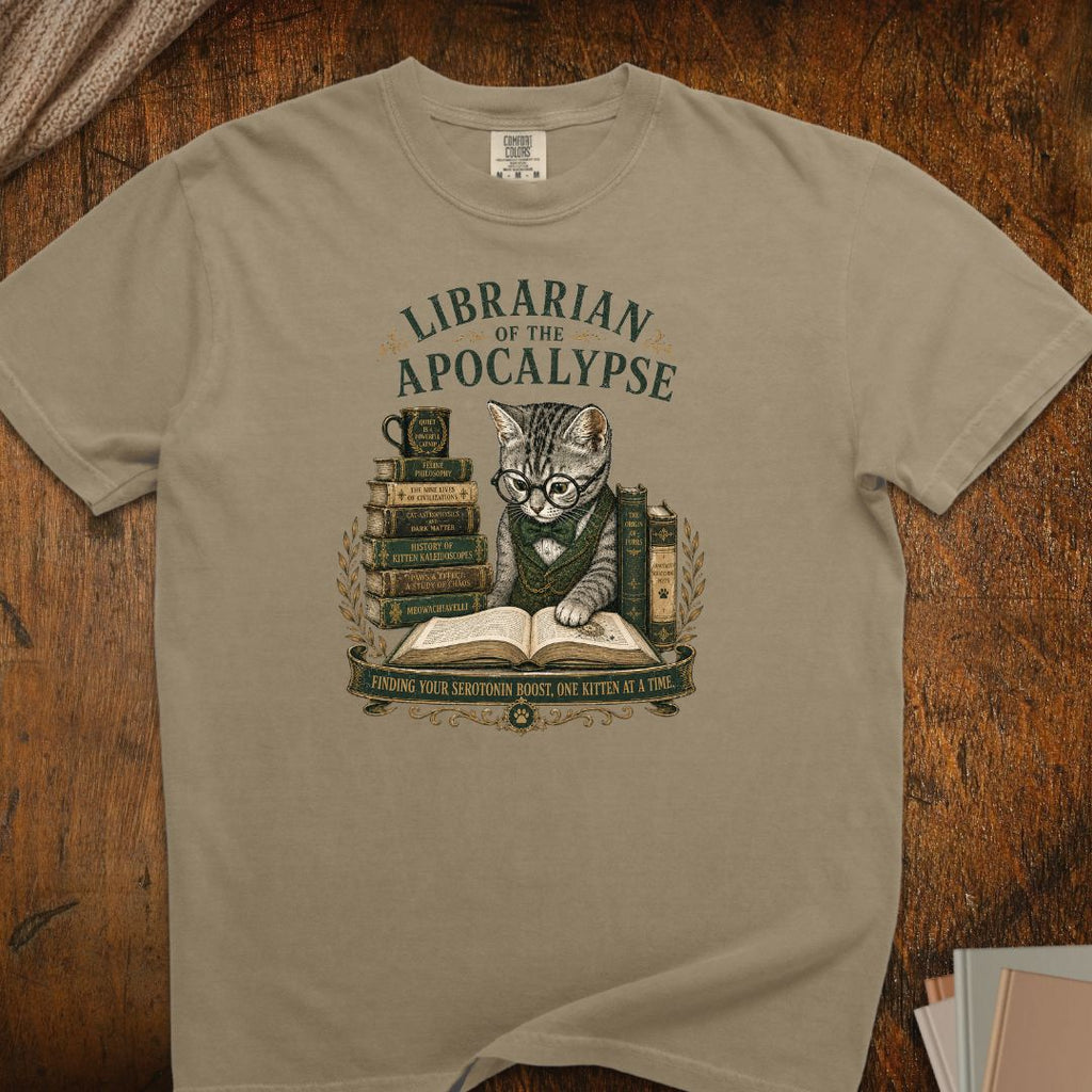 Librarian Cat T-Shirt