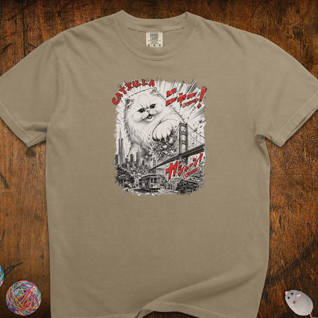 Cat-zilla In San Francisco Cat T-Shirt