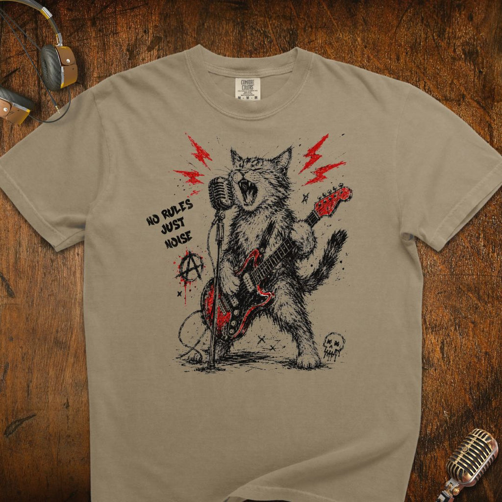 No Rules Just Noise Cat T-Shirt