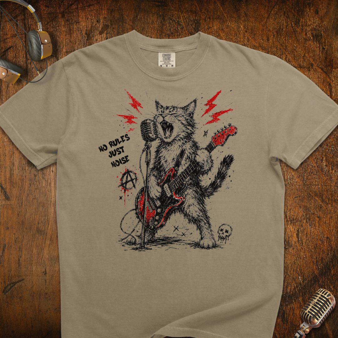 No Rules Just Noise Cat T-Shirt