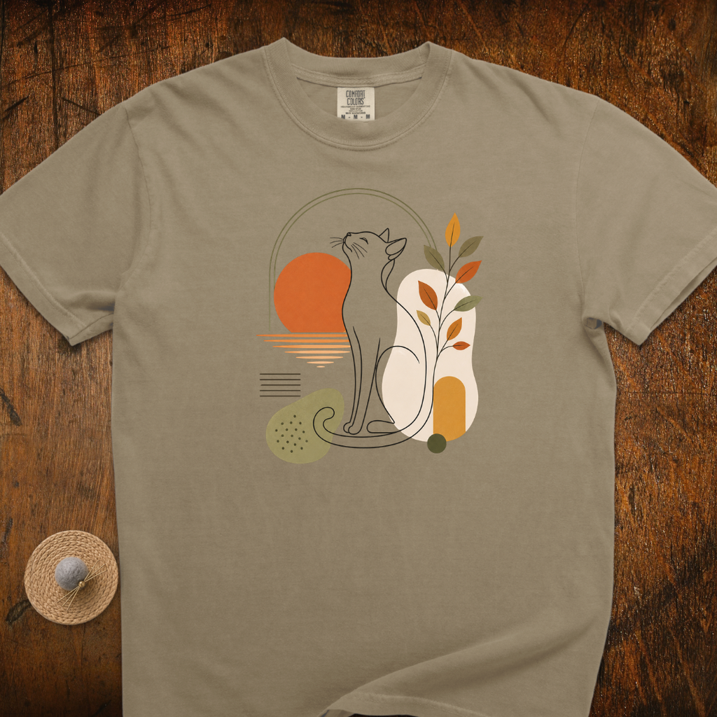Peaceful Evening Cat T-Shirt