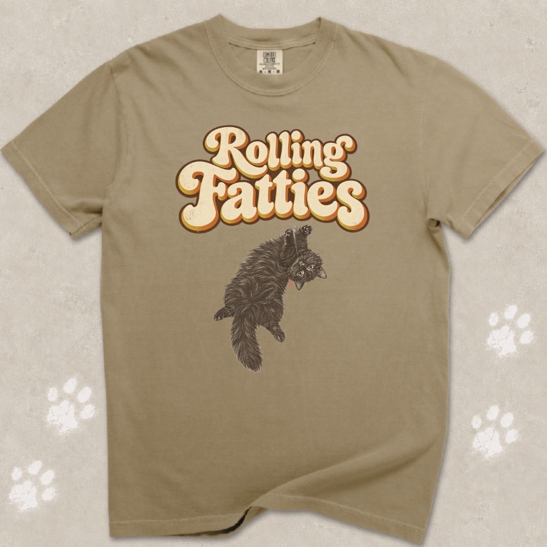 Rolling Fatties Cat T-Shirt