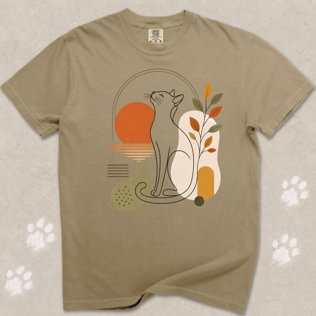 Peaceful Evening Cat T-Shirt