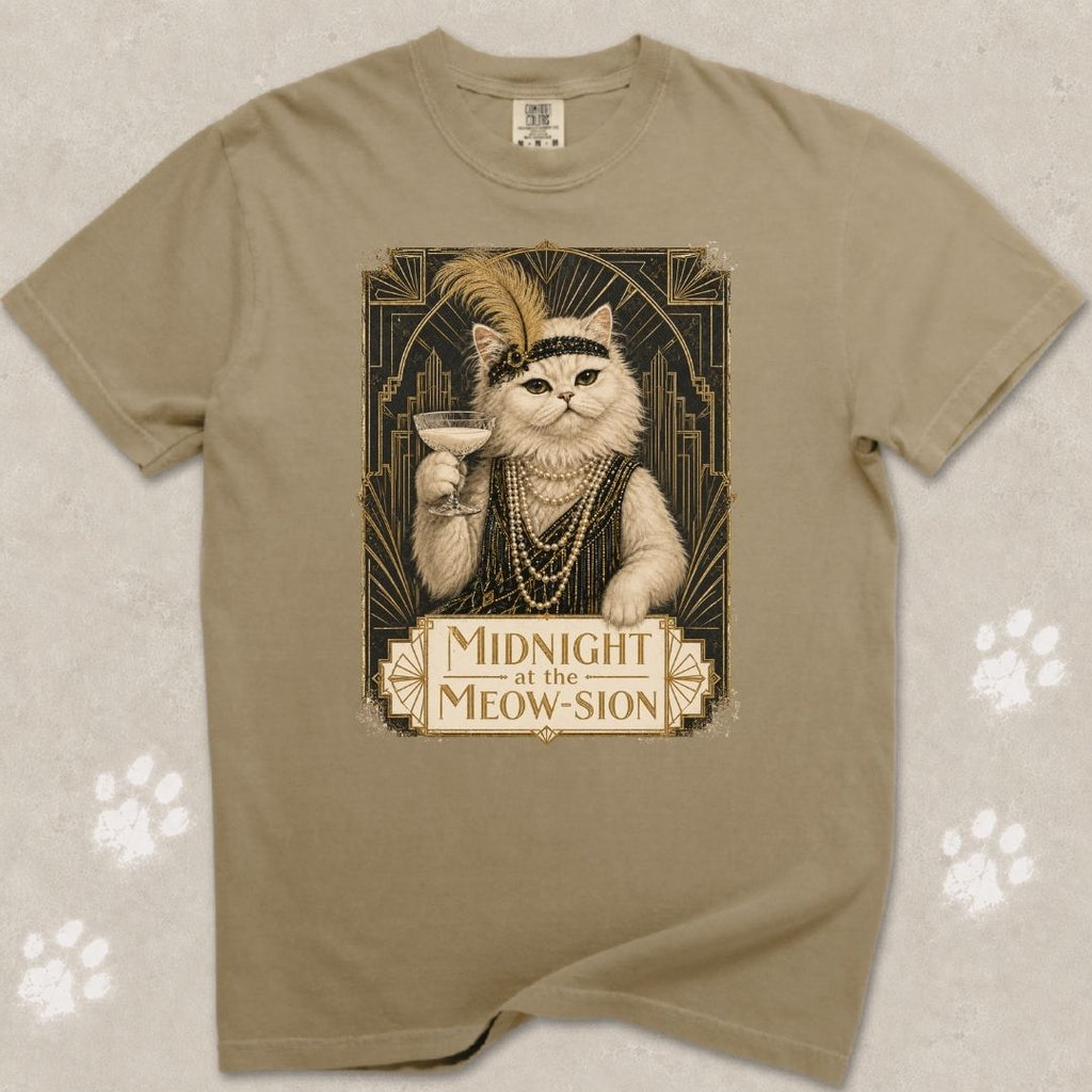 Midnight At The Show Cat T-Shirt