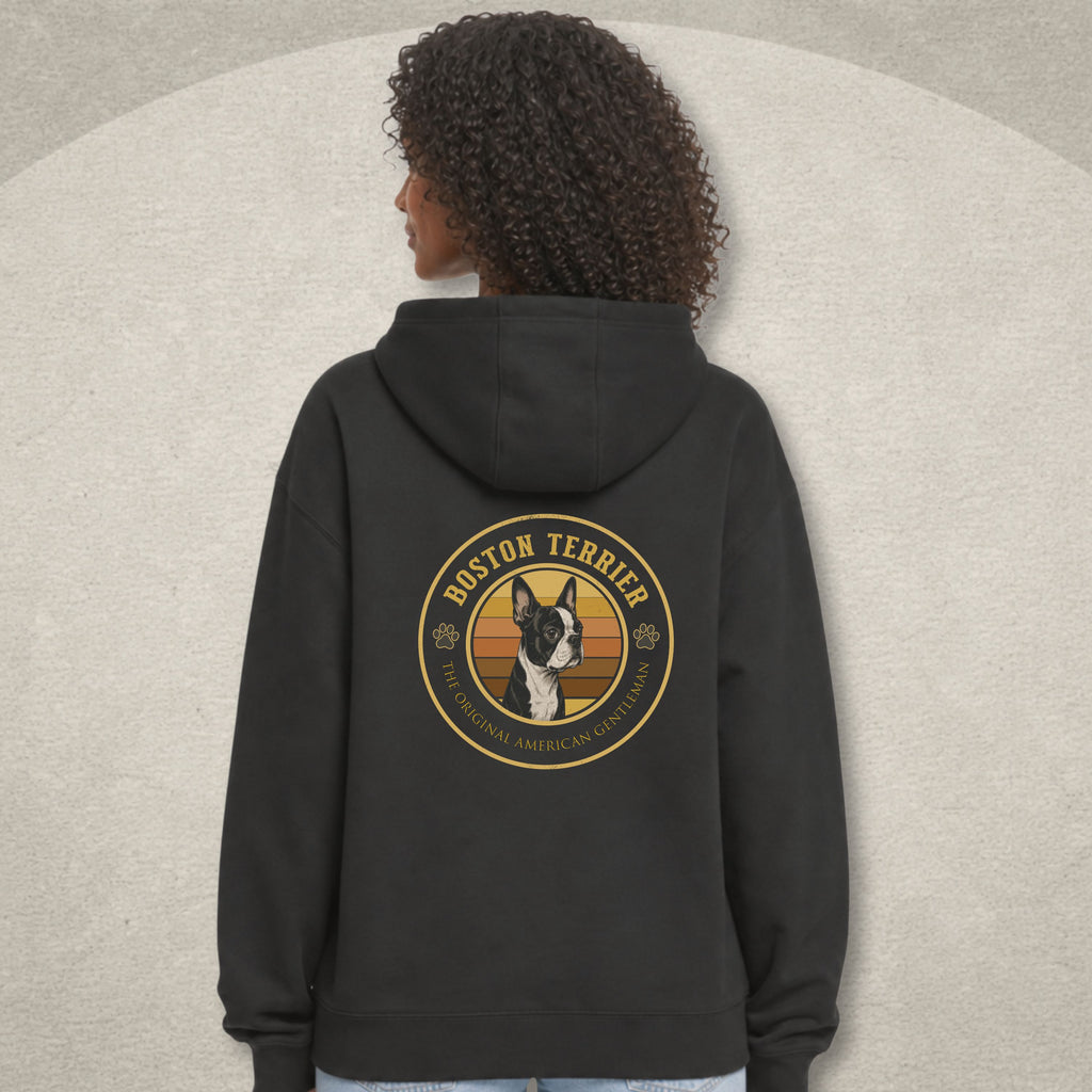 Boston Terrier Badge Hoodie