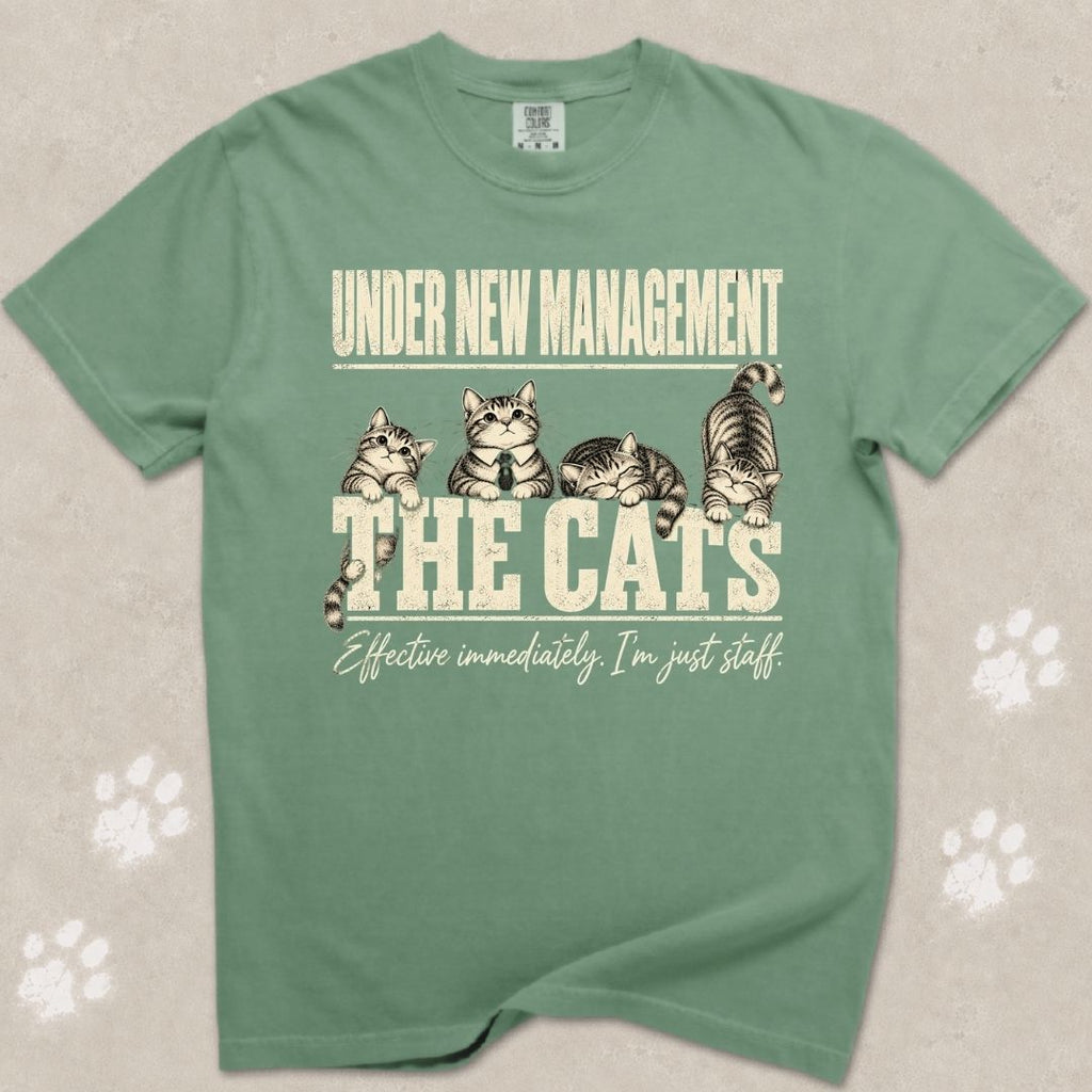 Under New Management Cat T-Shirt