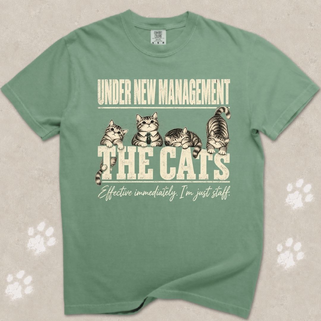 Under New Management Cat T-Shirt