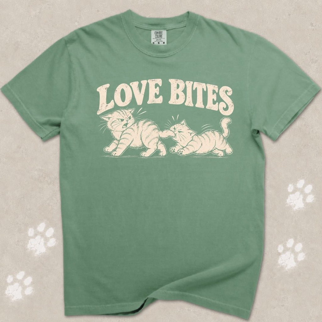 Love Bites Cat T-Shirt