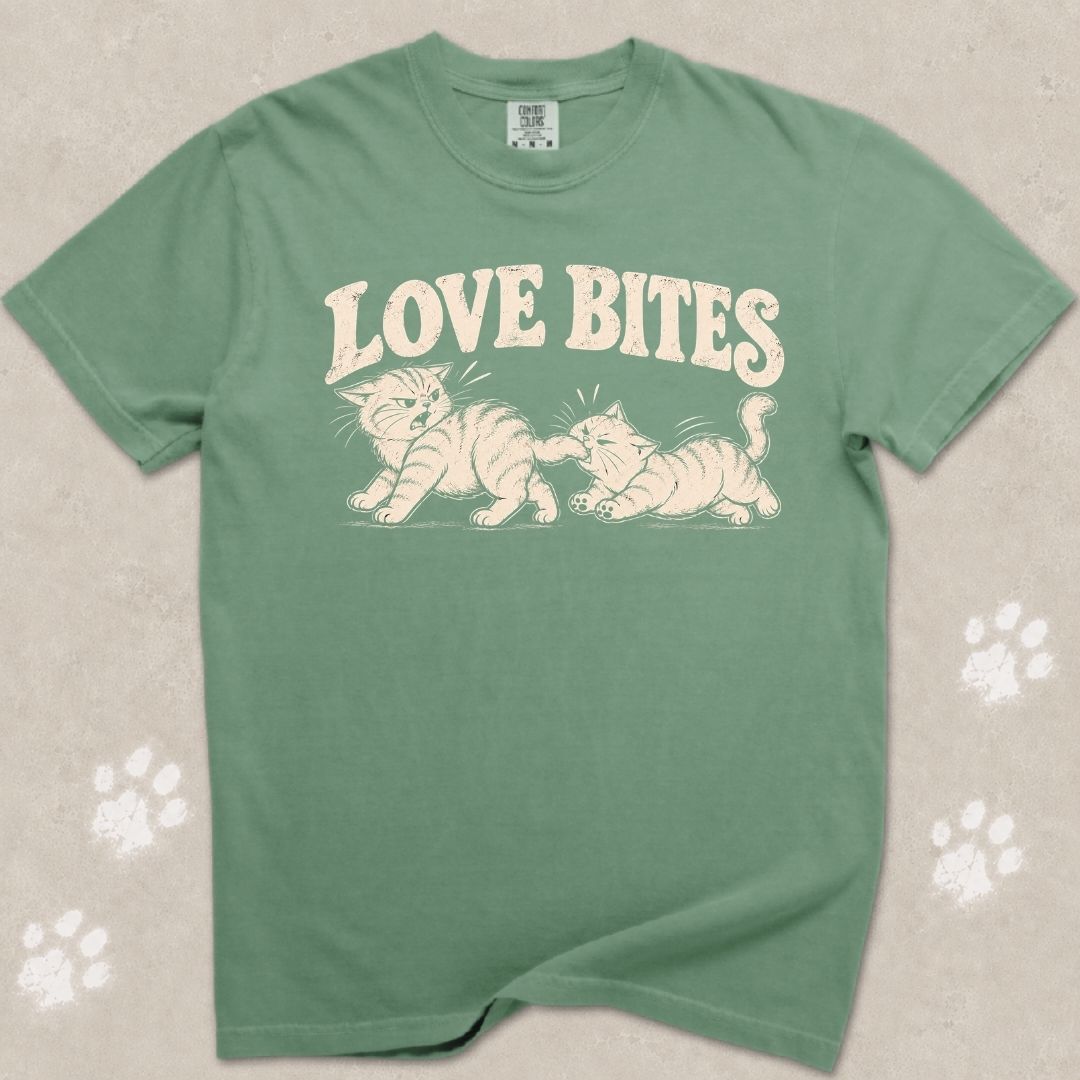 Love Bites Cat T-Shirt