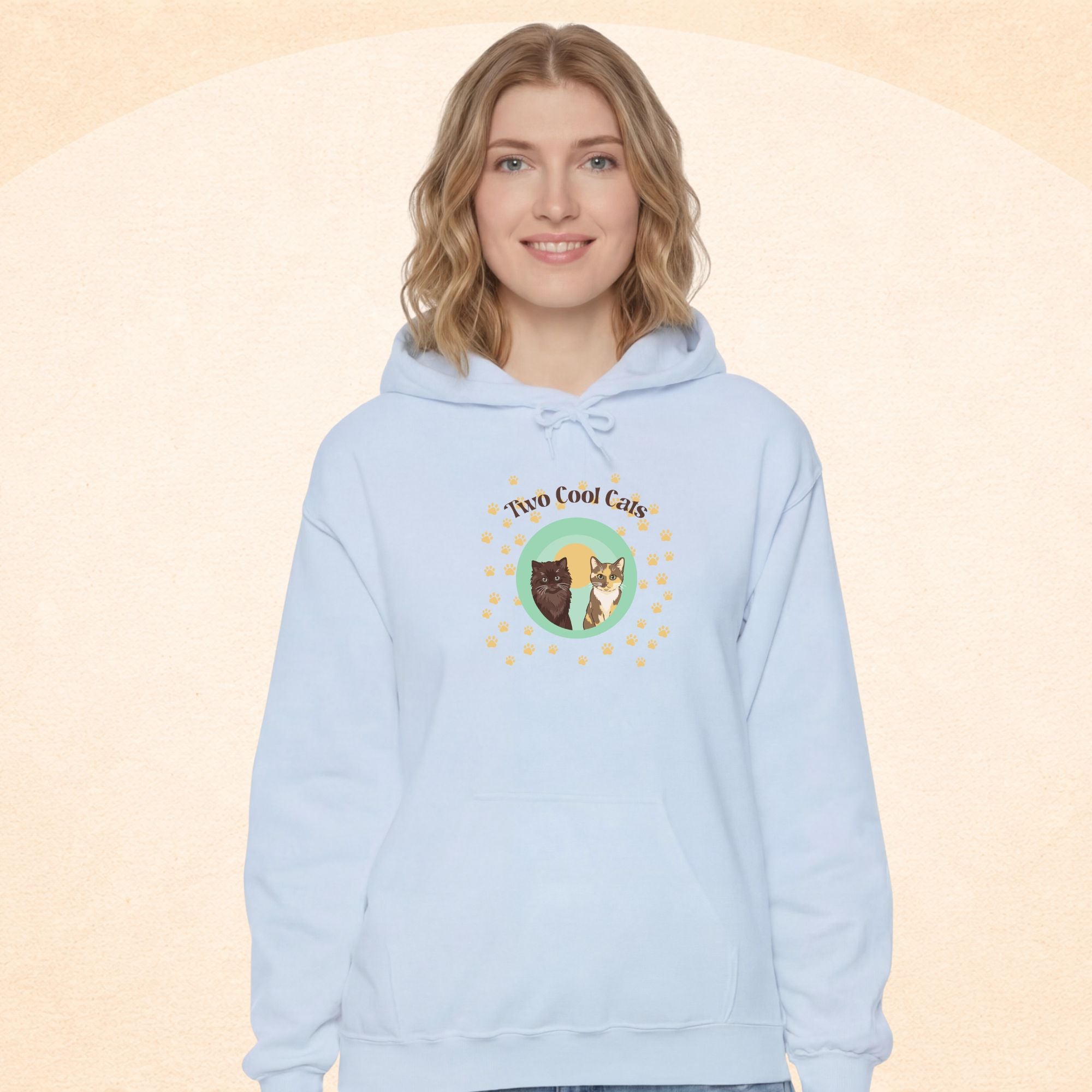 Two Cool Cats Hoodie