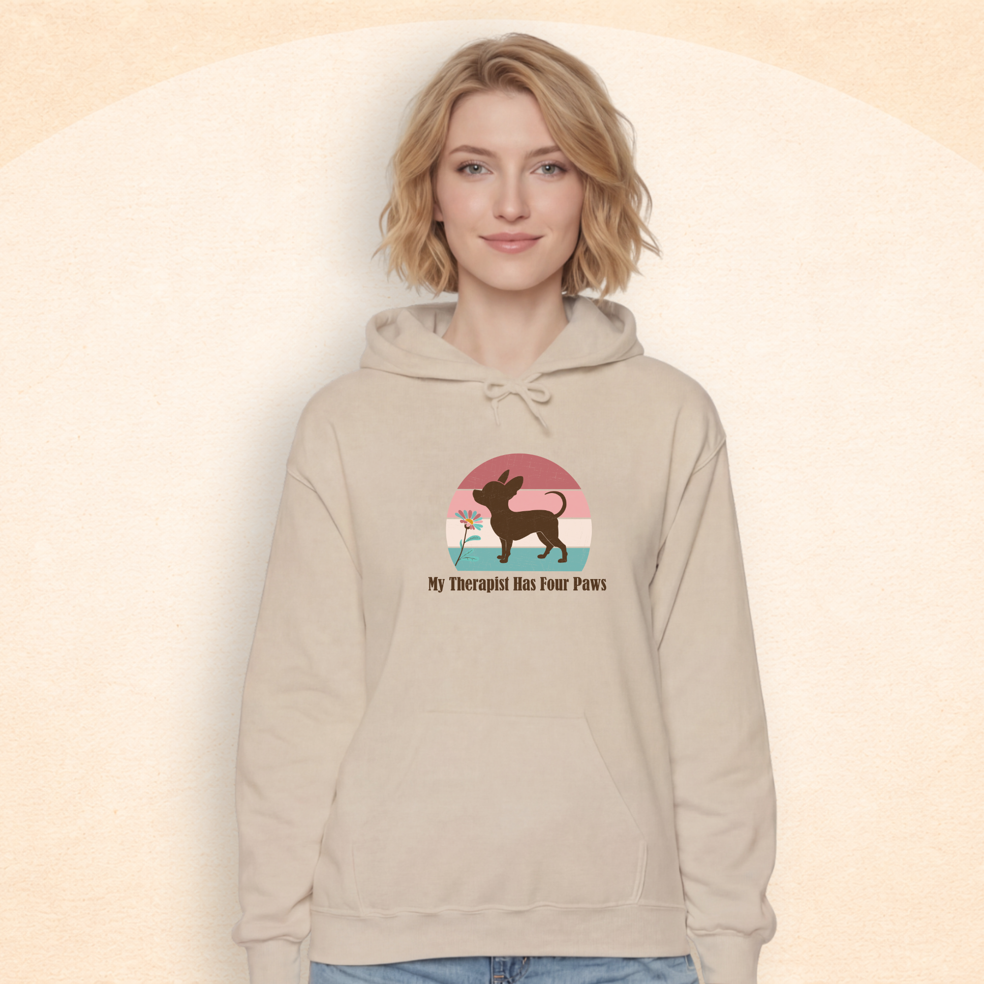 My Therapist Has Four Paws Hoodie