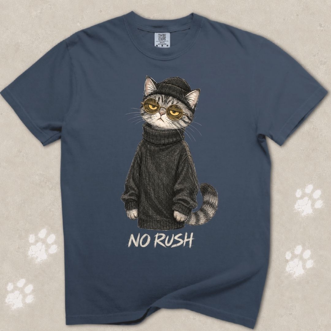 No Rush Cat T-Shirt