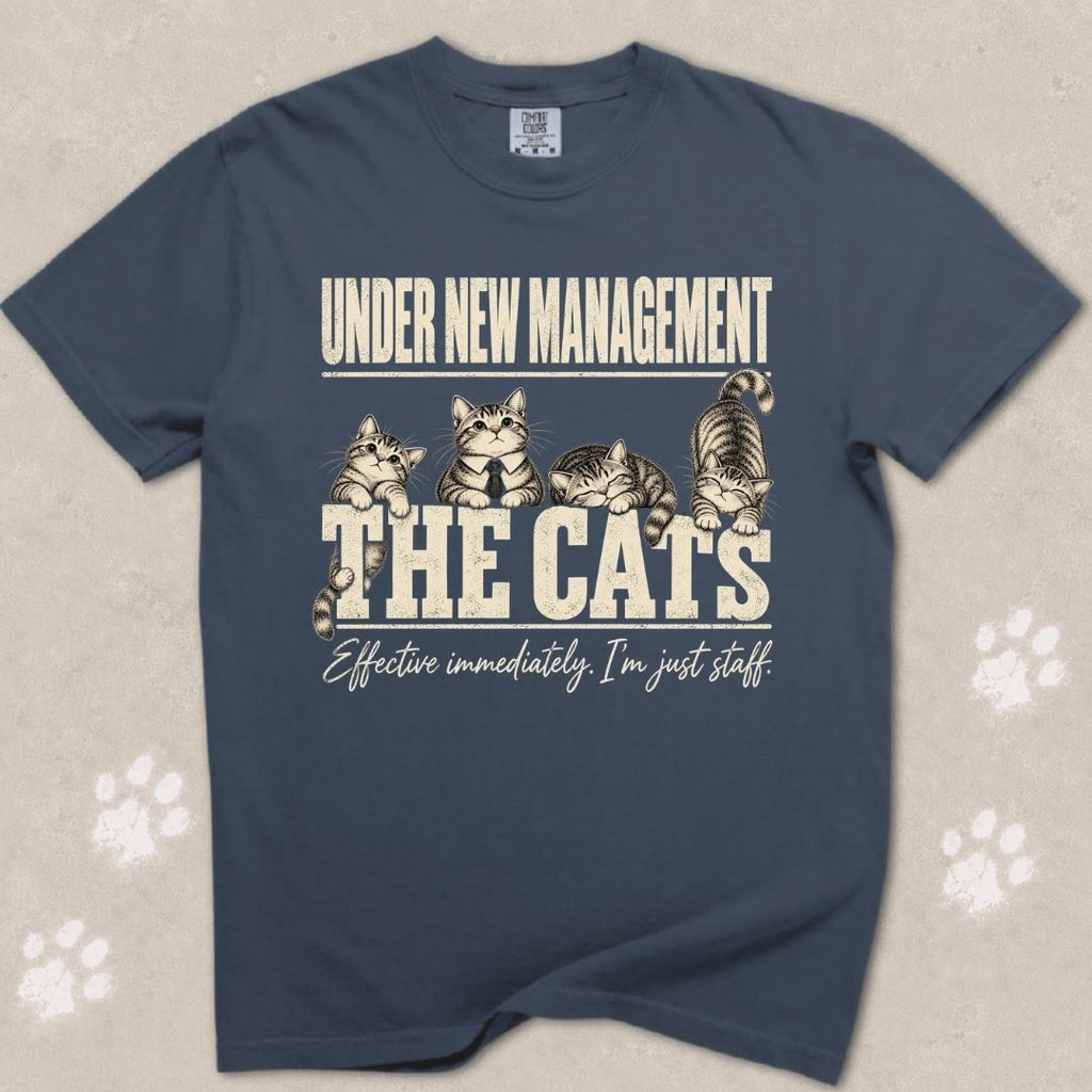 Under New Management Cat T-Shirt