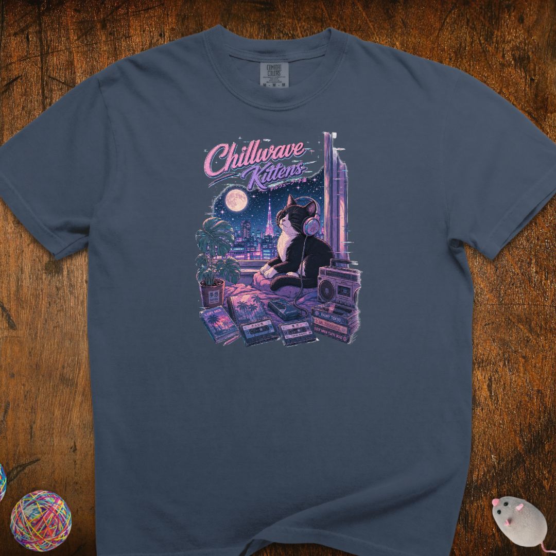 Chill Waves Cat T-Shirt