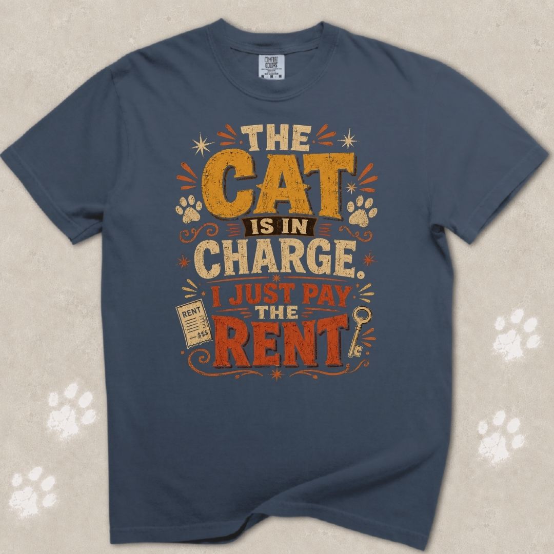 The Cat Is in Charge T-Shirt