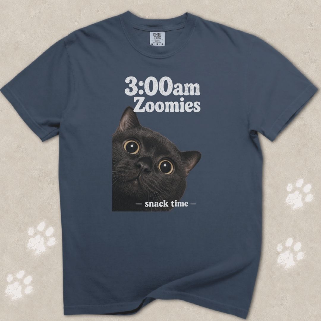 3:00 am Zoomies Cat T-Shirt