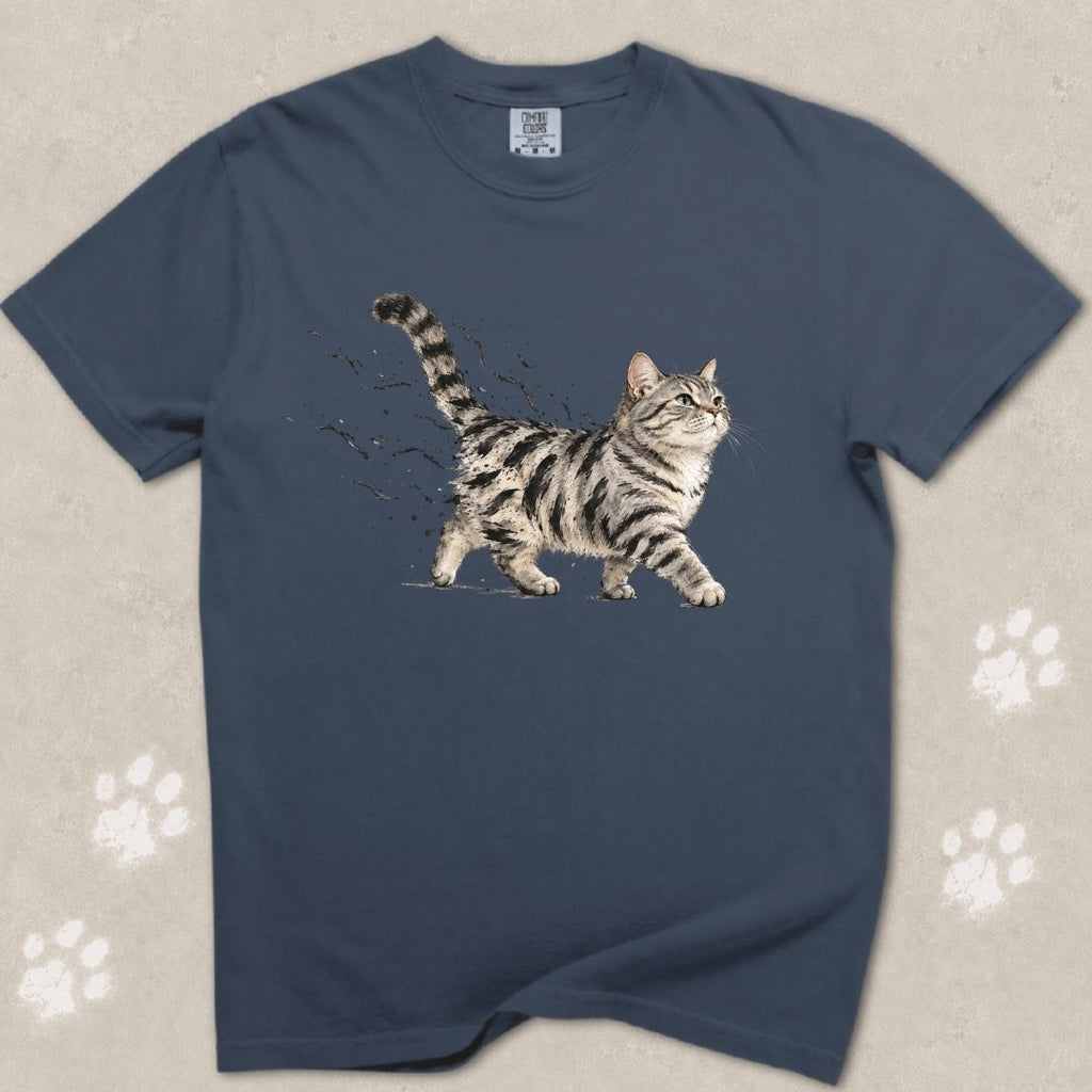 Ink In Motion Cat T-Shirt