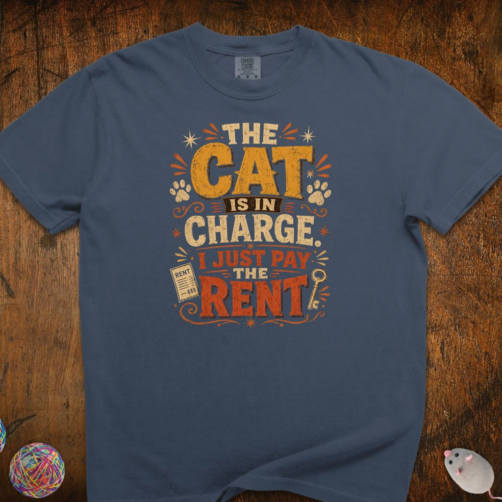 The Cat Is in Charge T-Shirt